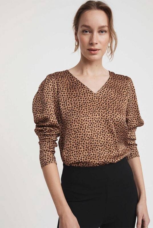 Witchery Cheetah Print Long Sleeve Top 12