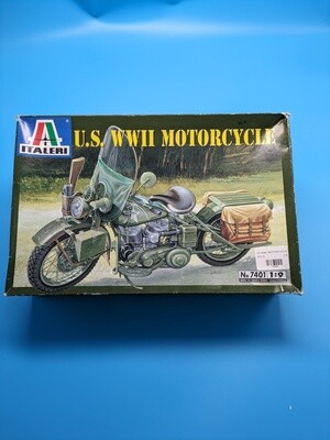 US WWII MOTORCYCLE 1:9