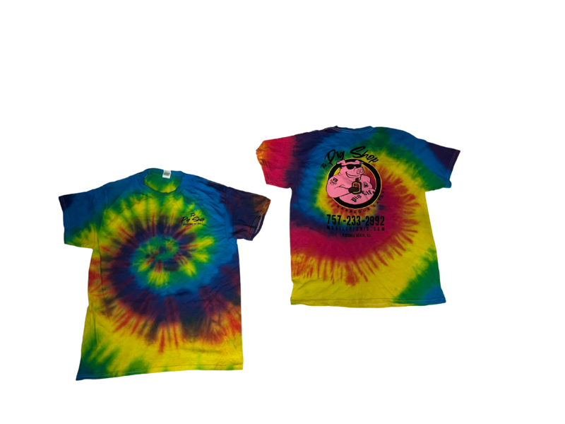 Tie Dye Pig Shop T-Shirt