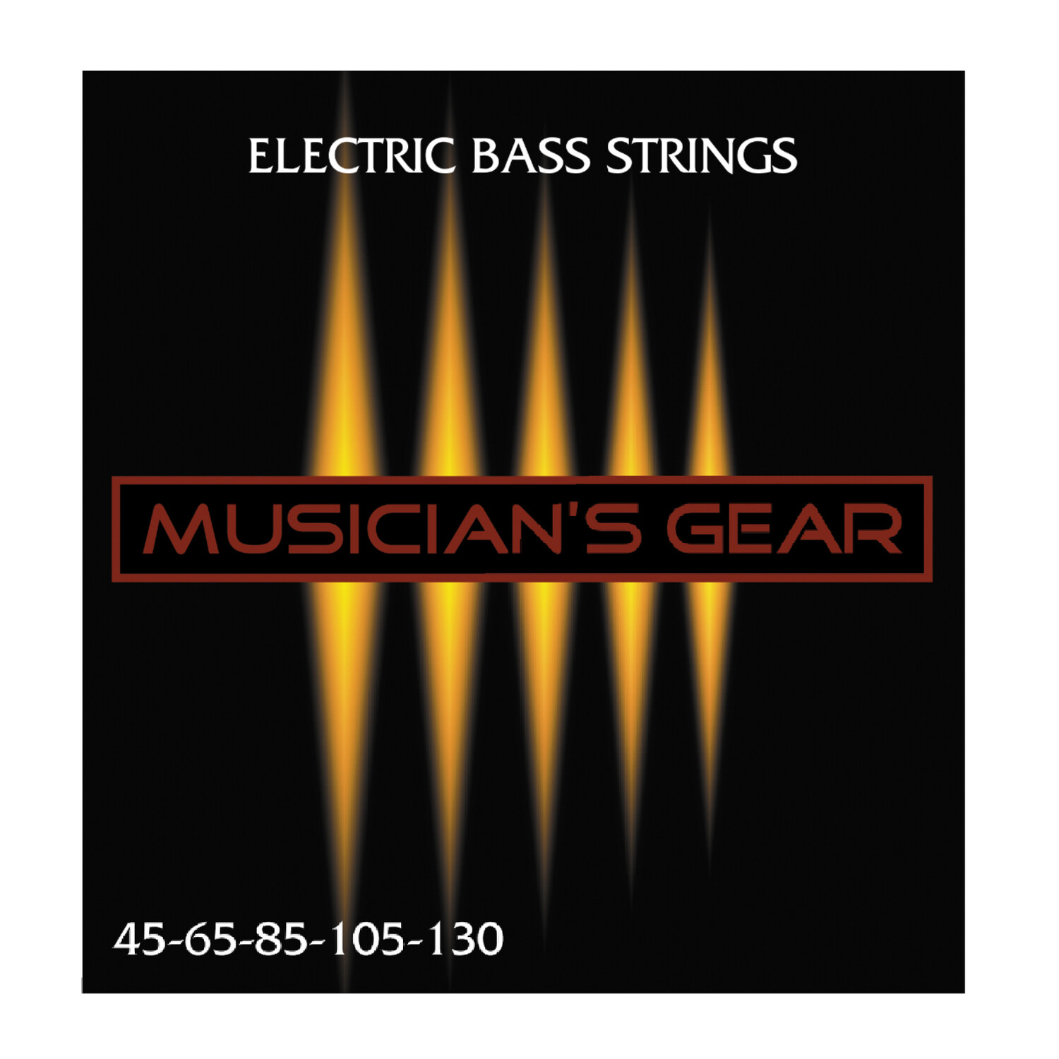Musician's Gear 5-String Nickel Plated Steel Bass Guitar Strings