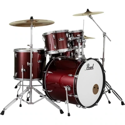 Pearl Roadshow Complete 5-Piece Drum Set With Hardware - Wine Red