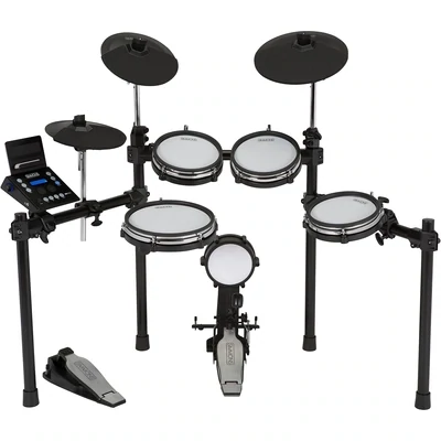 Simmons SD600 Electronic Drum Set With Mesh Heads and Bluetooth - Black