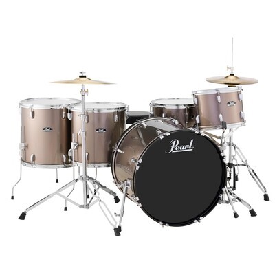 Pearl Roadshow 5-Piece Rock Drum Set with Hardware - Bronze Metallic