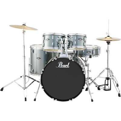 Pearl Roadshow 5-Piece New Fusion Drum Set with Hardware - Charcoal Metallic