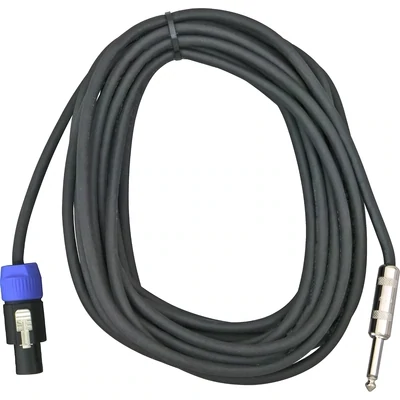 LW Essentials Basic Speakon to 1/4 in. Male 12-Gauge Speaker Cable