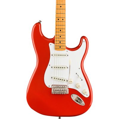 Squier Classic Vibe '50s Stratocaster Maple Fingerboard Electric Guitar Fiesta Red Squier Classic Vibe '50s Stratocaster Maple Fingerboard Electric Guitar Fiesta Red