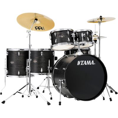 TAMA Imperialstar 6-Piece Complete Drum Set With MEINL HCS Cymbals and 22-inch Bass Drum TAMA Imperialstar 6-Piece Complete Drum Set With MEINL HCS Cymbals and 22-inch Bass Drum