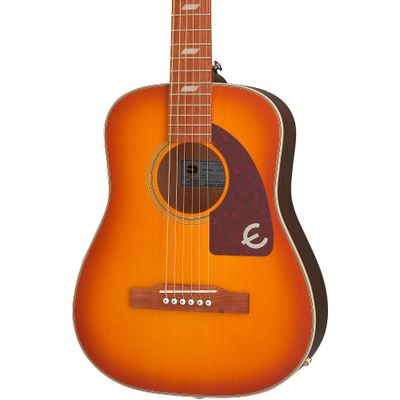 Epiphone Lil' Tex Travel Acoustic-Electric Guitar Faded Cherry Sunburst