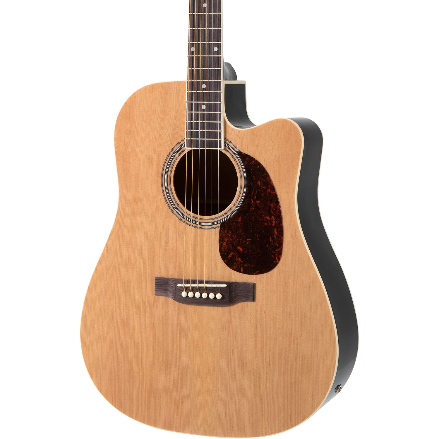 Rogue RA-110D-CE Dreadnought Cutaway Acoustic-Electric Guitar Natural