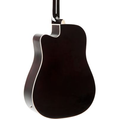 Rogue RA-110D-CE Dreadnought Cutaway Acoustic-Electric Guitar Natural