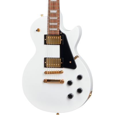 Epiphone Les Paul Studio Gold Limited-Edition Electric Guitar Alpine White Epiphone Les Paul Studio Gold Limited-Edition Electric Guitar Alpine White