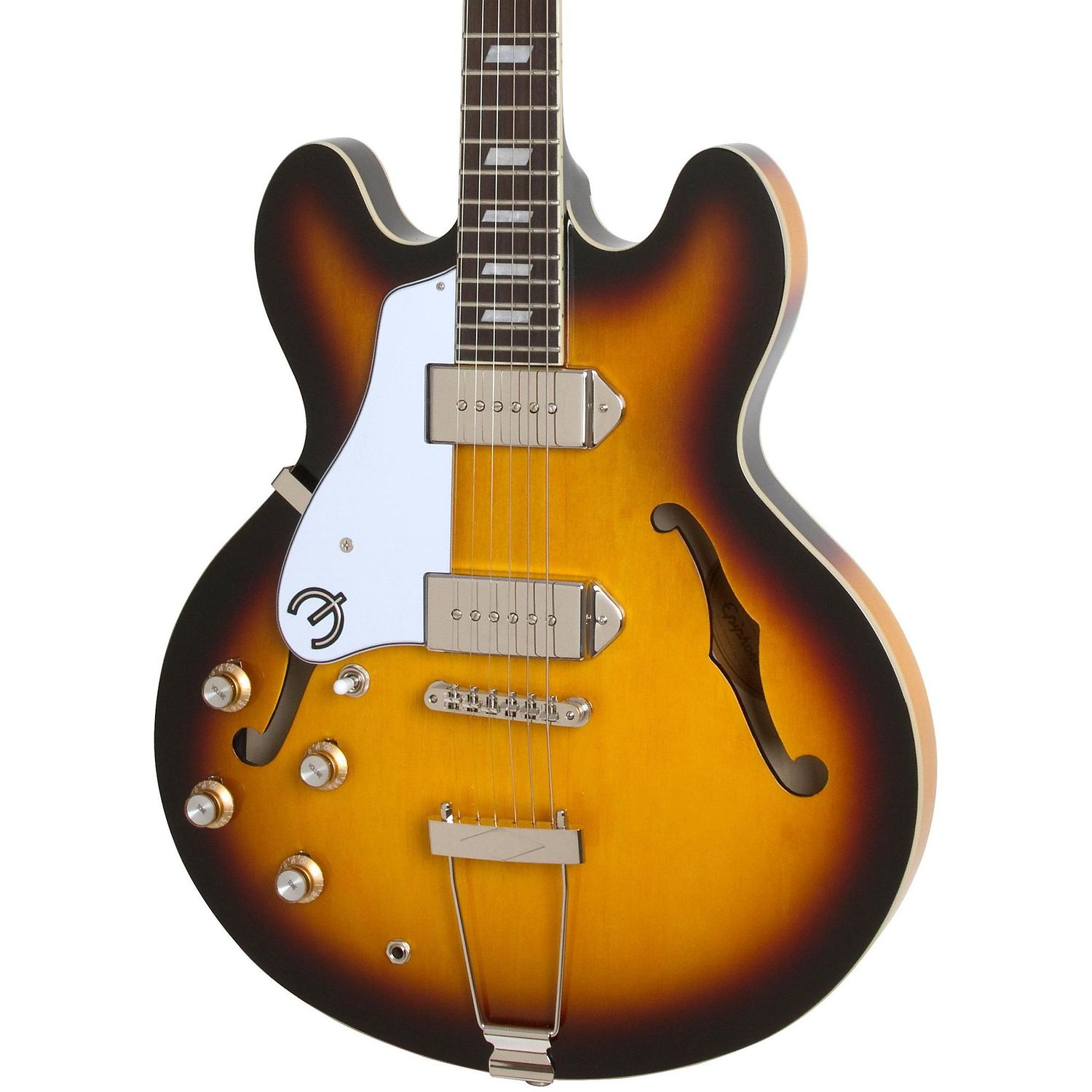 Epiphone Limited-Edition Casino Left-Handed Hollowbody Electric Guitar Vintage Sunburst Epiphone Limited-Edition Casino Left-Handed Hollowbody Electric Guitar Vintage Sunburst