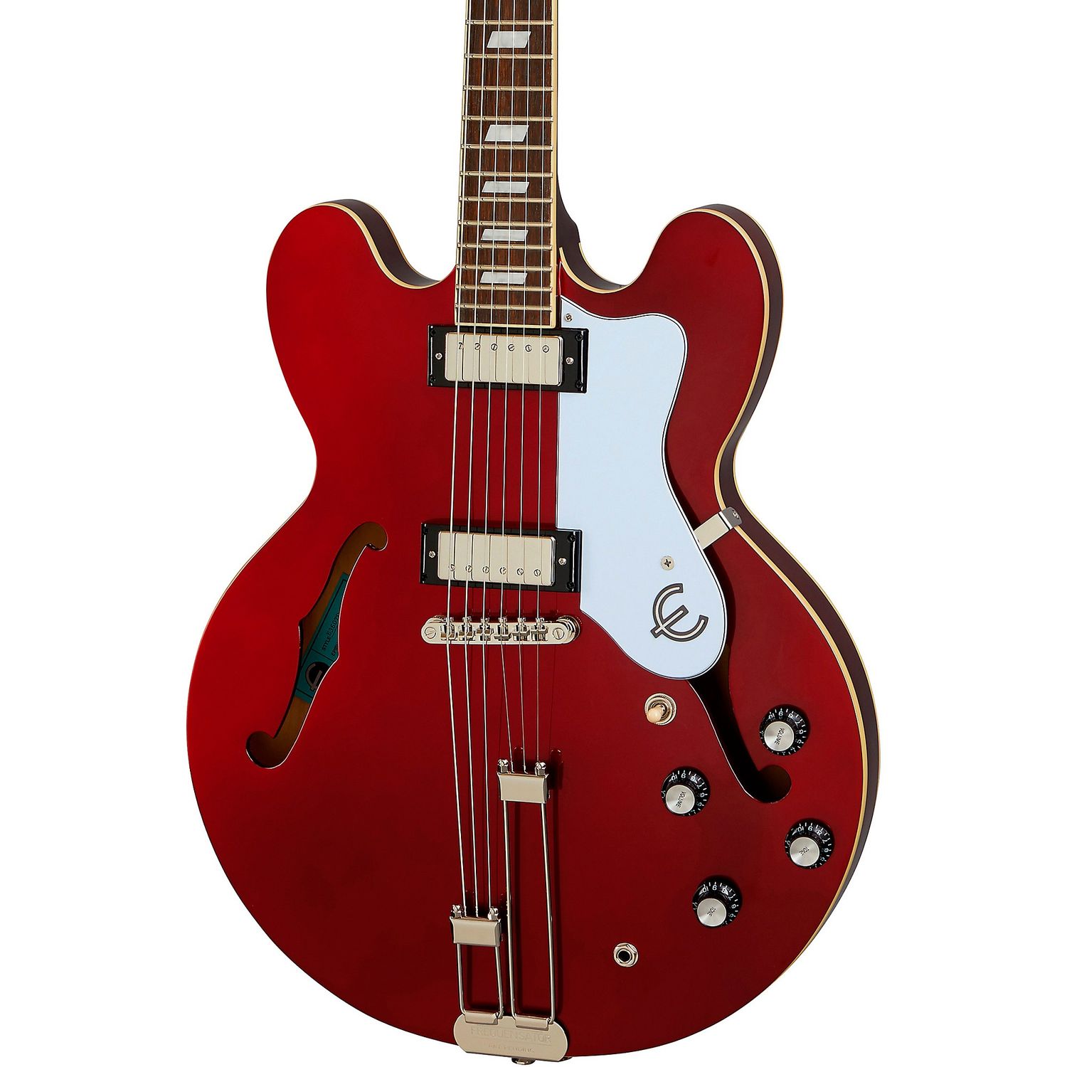Epiphone Riviera Semi-Hollow Electric Guitar Sparkling Burgundy Epiphone Riviera Semi-Hollow Electric Guitar Sparkling Burgundy