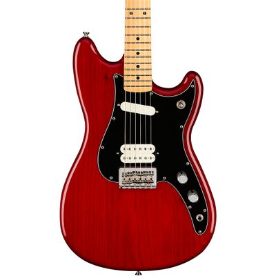 Fender Player Duo-Sonic HS Maple Fingerboard Electric Guitar Transparent Crimson