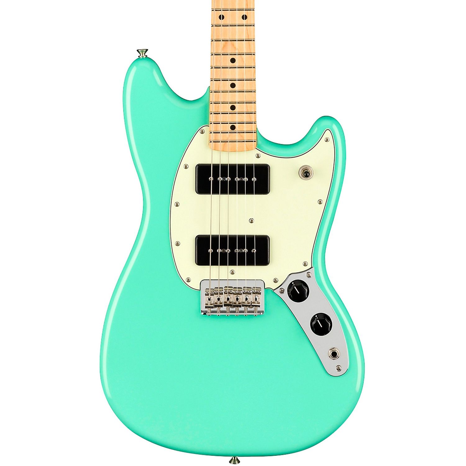 Fender Player Mustang 90 Maple Fingerboard Electric Guitar Sea Foam Green Fender Player Mustang 90 Maple Fingerboard Electric Guitar Sea Foam Green