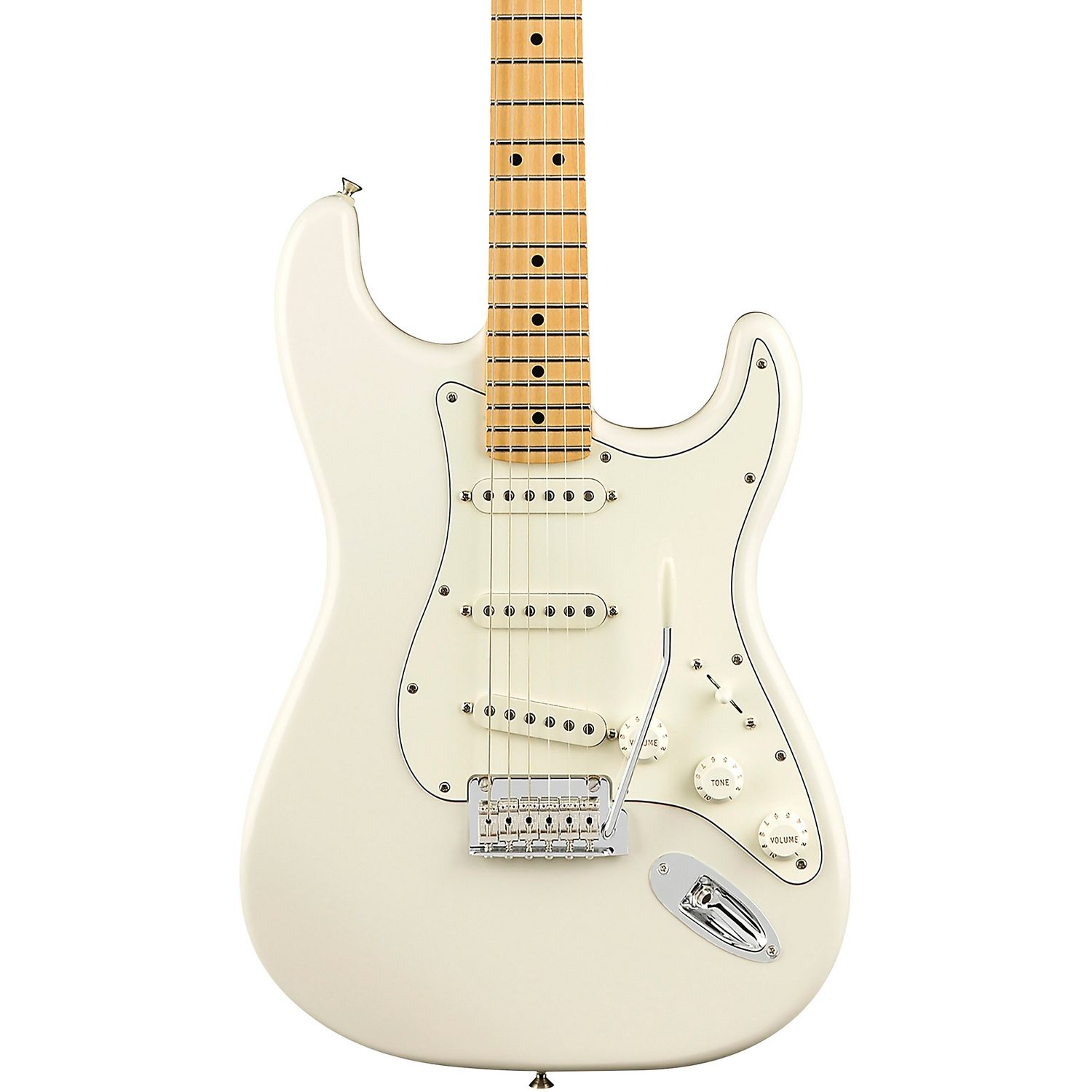 Fender Player Series Stratocaster Maple Fingerboard Electric Guitar Polar White Fender Player Series Stratocaster Maple Fingerboard Electric Guitar Polar White
