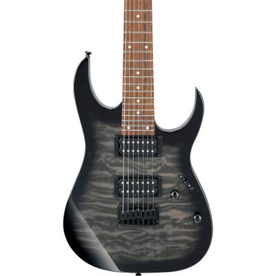 Ibanez GRG7221QA 7-String Electric Guitar Transparent Black Sunburst Ibanez GRG7221QA 7-String Electric Guitar Transparent Black Sunburst