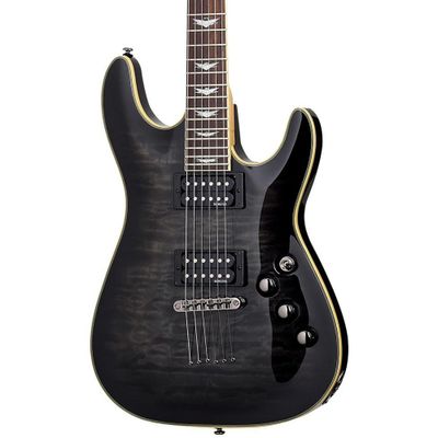 Schecter Guitar Research Omen Extreme-6 Electric Guitar See-Thru Black