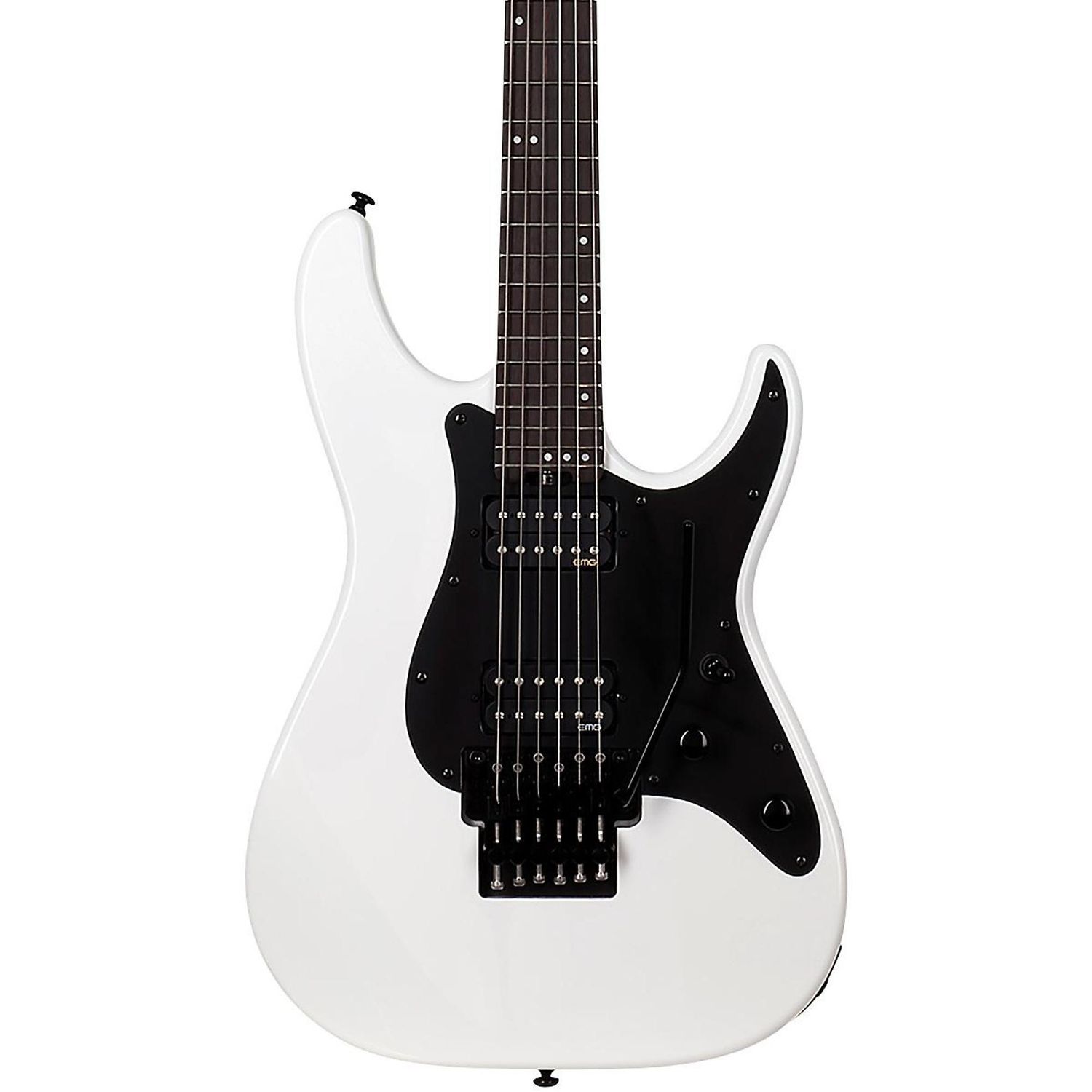 Schecter Guitar Research Sun Valley Super Shredder FR SFG Electric Guitar Gloss White Black Pickguard Schecter Guitar Research Sun Valley Super Shredder FR SFG Electric Guitar Gloss White Black Pickguard