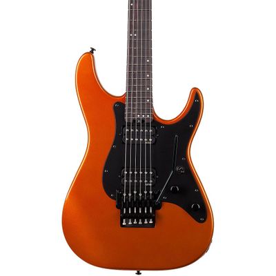 Schecter Guitar Research Sun Valley Super Shredder FR SFG Electric Guitar Lambo Orange Black Pickguard