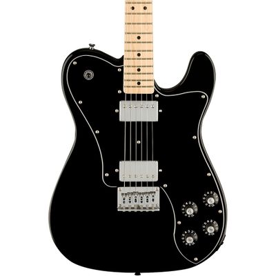 Squier Affinity Series Telecaster Deluxe Maple Fingerboard Electric Guitar Black Squier Affinity Series Telecaster Deluxe Maple Fingerboard Electric Guitar Black