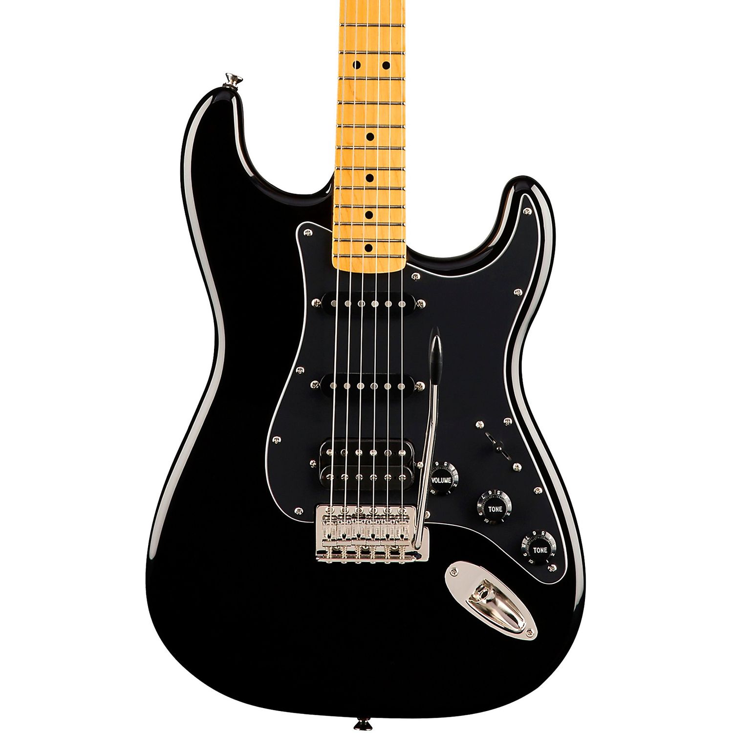 Squier Classic Vibe '70s Stratocaster HSS Maple Fingerboard Electric Guitar Black