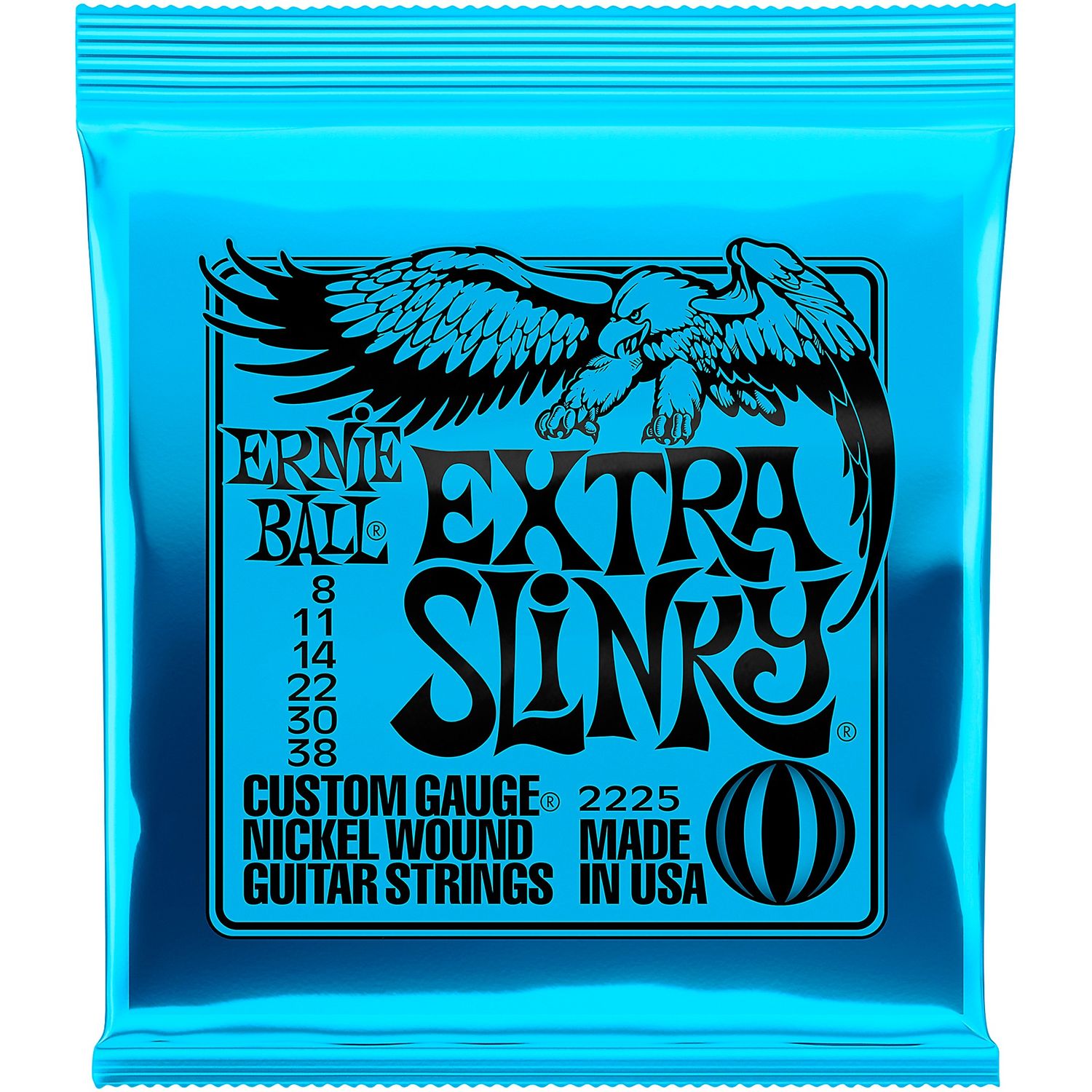 Ernie Ball 2225 Nickel Extra Slinky Electric Guitar Strings