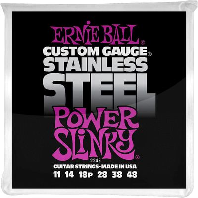 Ernie Ball 2245 Stainless Steel Power Slinky Strings Ernie Ball 2245 Stainless Steel Power Slinky Strings