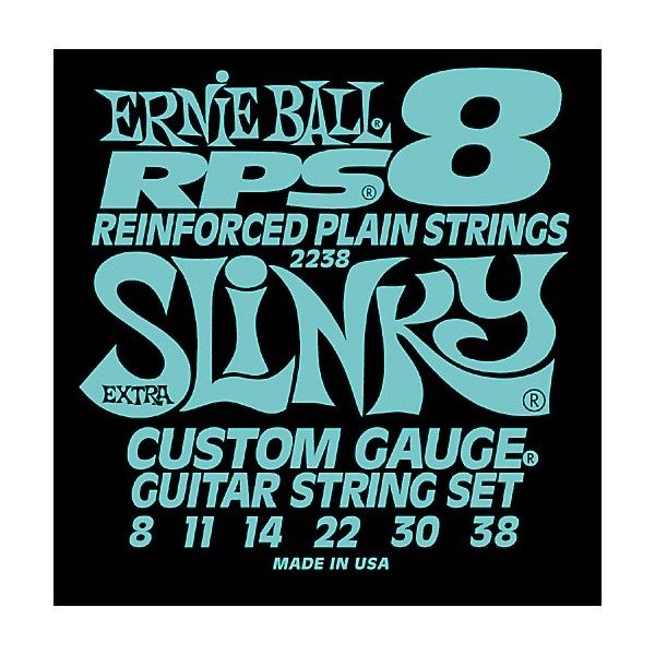 Ernie Ball 2238 Extra Slinky RPS 8 Electric Guitar Strings Ernie Ball 2238 Extra Slinky RPS 8 Electric Guitar Strings
