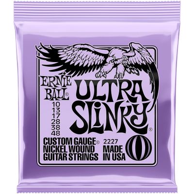 Ernie Ball Ultra Slinky Nickel Wound Electric Guitar Strings (10-48) Ernie Ball Ultra Slinky Nickel Wound Electric Guitar Strings (10-48)