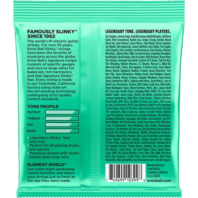 Ernie Ball Hyper Slinky Nickel Wound Electric Guitar Strings 8-42