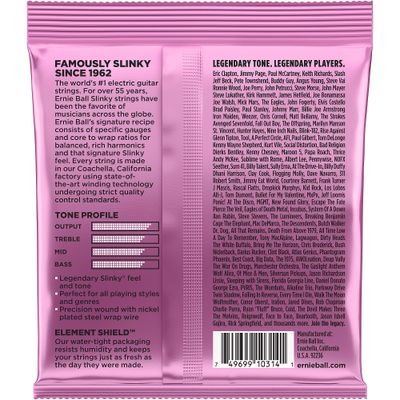 Ernie Ball Mega Slinky Nickel Wound Electric Guitar Strings - Gauge 10.5 - 48