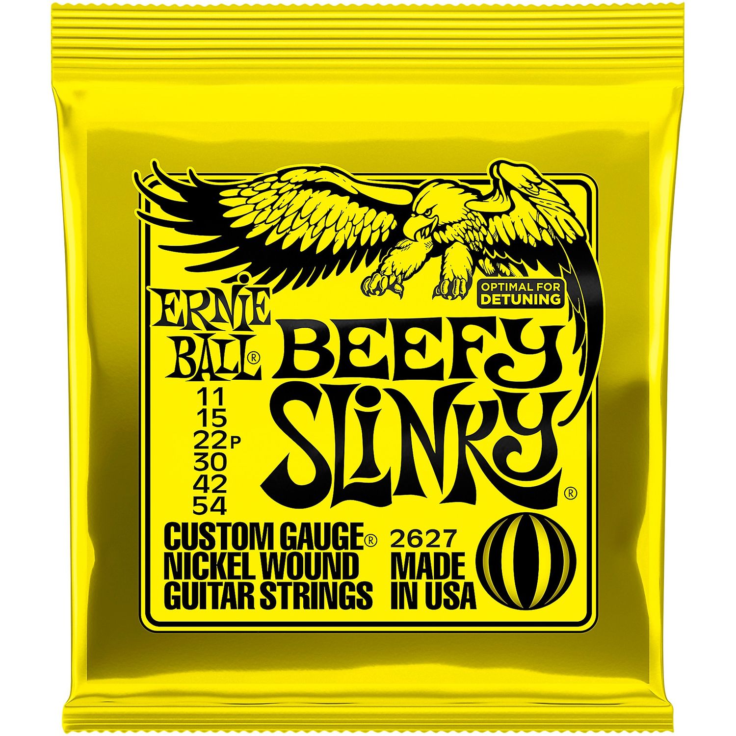 Ernie Ball 2627 Nickel Beefy Slinky Drop Tuning Electric Guitar Strings Ernie Ball 2627 Nickel Beefy Slinky Drop Tuning Electric Guitar Strings