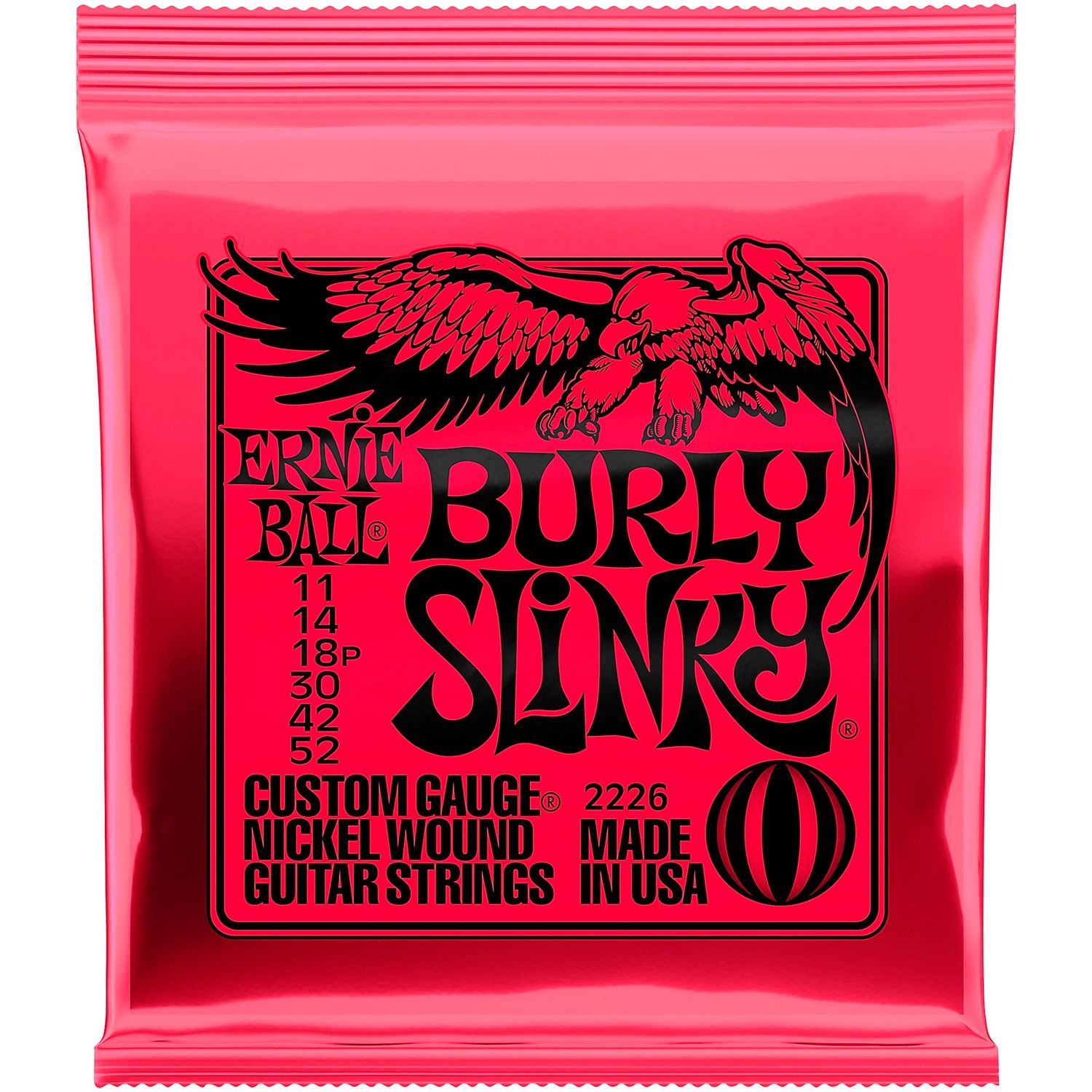 Ernie Ball Burly Slinky Nickel Wound Electric Guitar Strings (11-52) Ernie Ball Burly Slinky Nickel Wound Electric Guitar Strings (11-52)