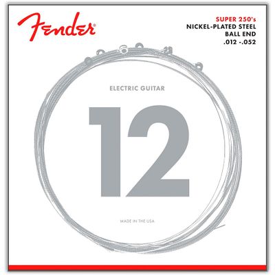 Fender 250H Super 250 Nickel-Plated Steel Electric Guitar Strings - Heavy