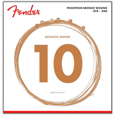 Fender 60XL Phosphor Bronze Acoustic Strings - Extra Light Fender 60XL Phosphor Bronze Acoustic Strings - Extra Light