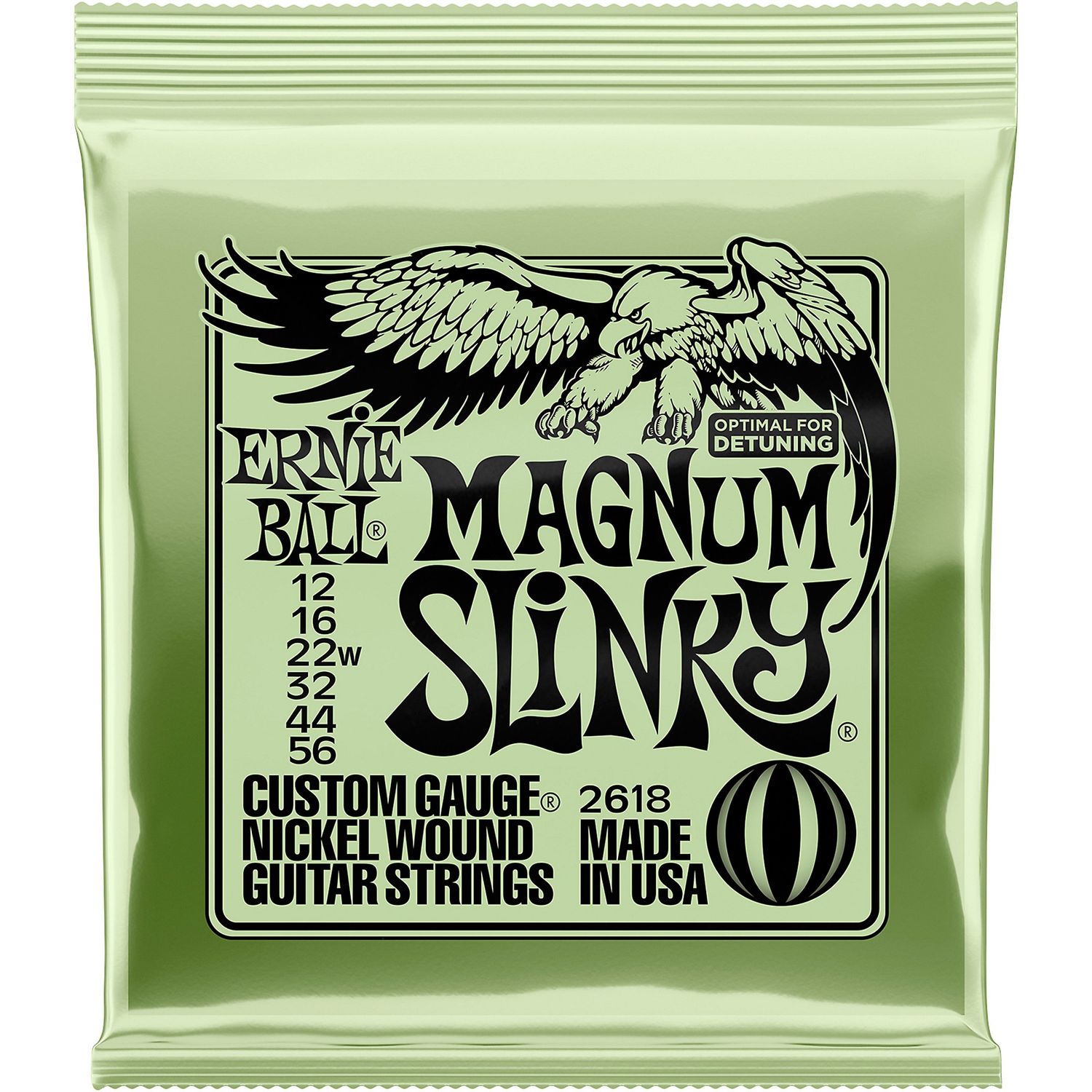 Ernie Ball Magnum Slinky Nickel Wound Electric Guitar Strings 12-56 Ernie Ball Magnum Slinky Nickel Wound Electric Guitar Strings 12-56