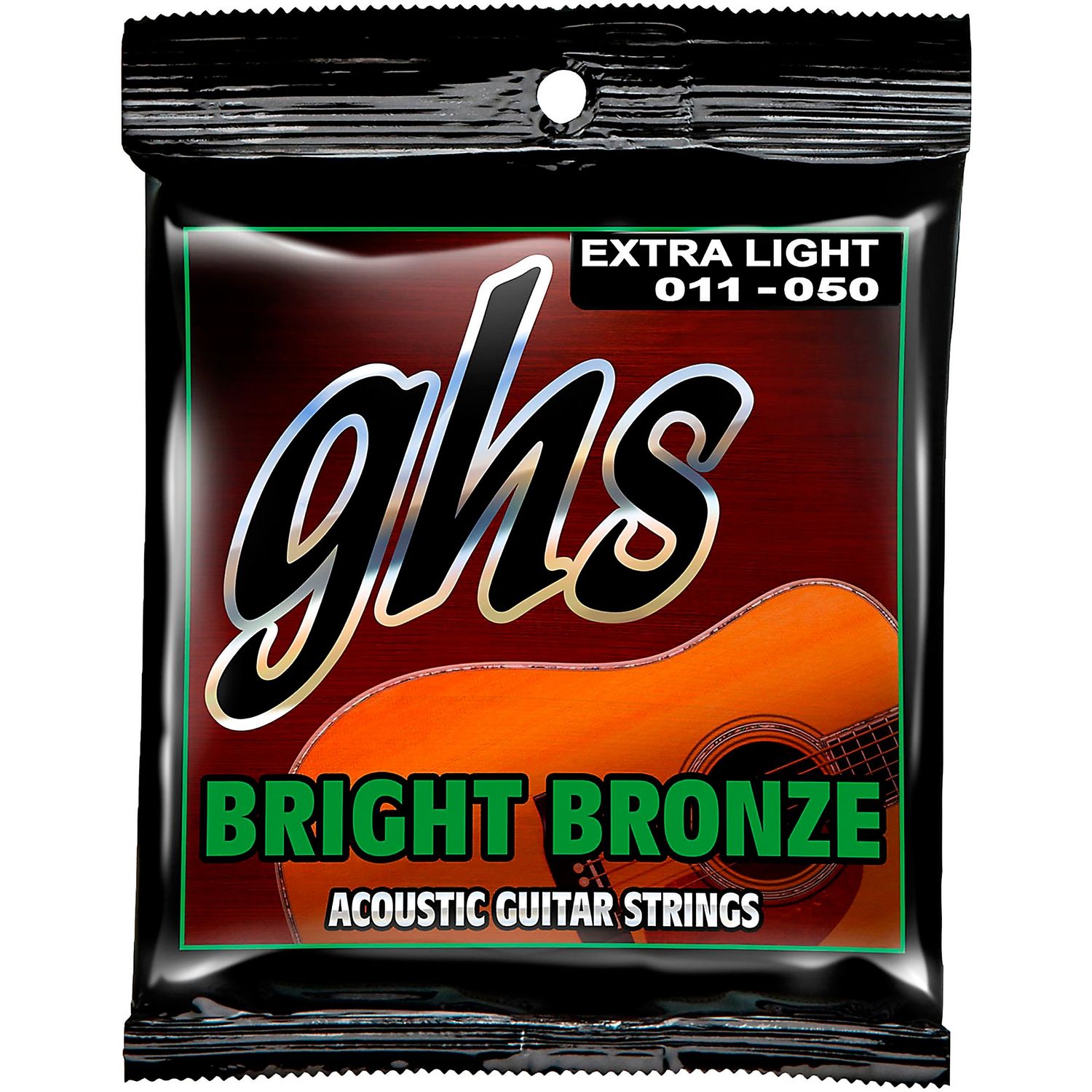 GHS BB20X 80/20 Bronze Extra Light Acoustic Guitar Strings