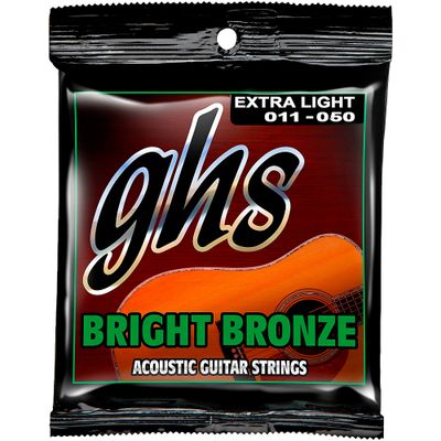 GHS BB20X 80/20 Bronze Extra Light Acoustic Guitar Strings