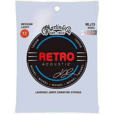 Martin MLJ13 Retro Medium/Light Guitar Strings (LJ's Choice) - 6 Strings Martin MLJ13 Retro Medium/Light Guitar Strings (LJ's Choice) - 6 Strings