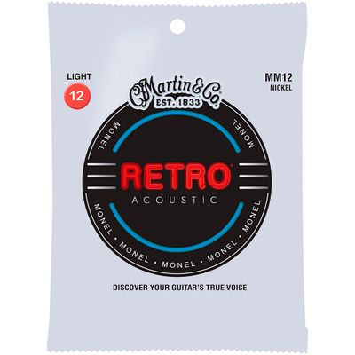 Martin MM12 Retro Light Acoustic Guitar Strings Martin MM12 Retro Light Acoustic Guitar Strings