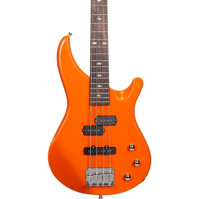 Mitchell MB100 Short-Scale Solidbody Electric Bass Guitar Orange Mitchell MB100 Short-Scale Solidbody Electric Bass Guitar Orange
