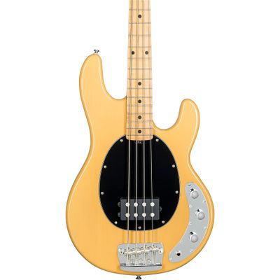 Sterling by Music Man StingRay Classic Ray24 Maple Fingerboard Electric Bass Butterscotch Black Pickguard Sterling by Music Man StingRay Classic Ray24 Maple Fingerboard Electric Bass Butterscotch Black Pickguard