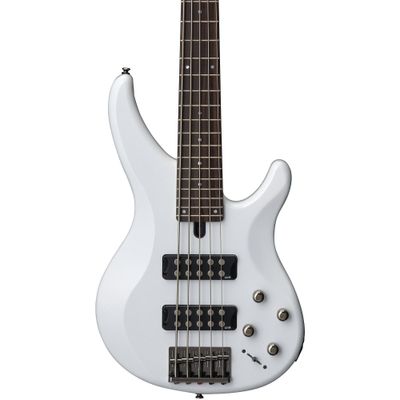 Yamaha TRBX305 5-String Electric Bass White Rosewood Fretboard