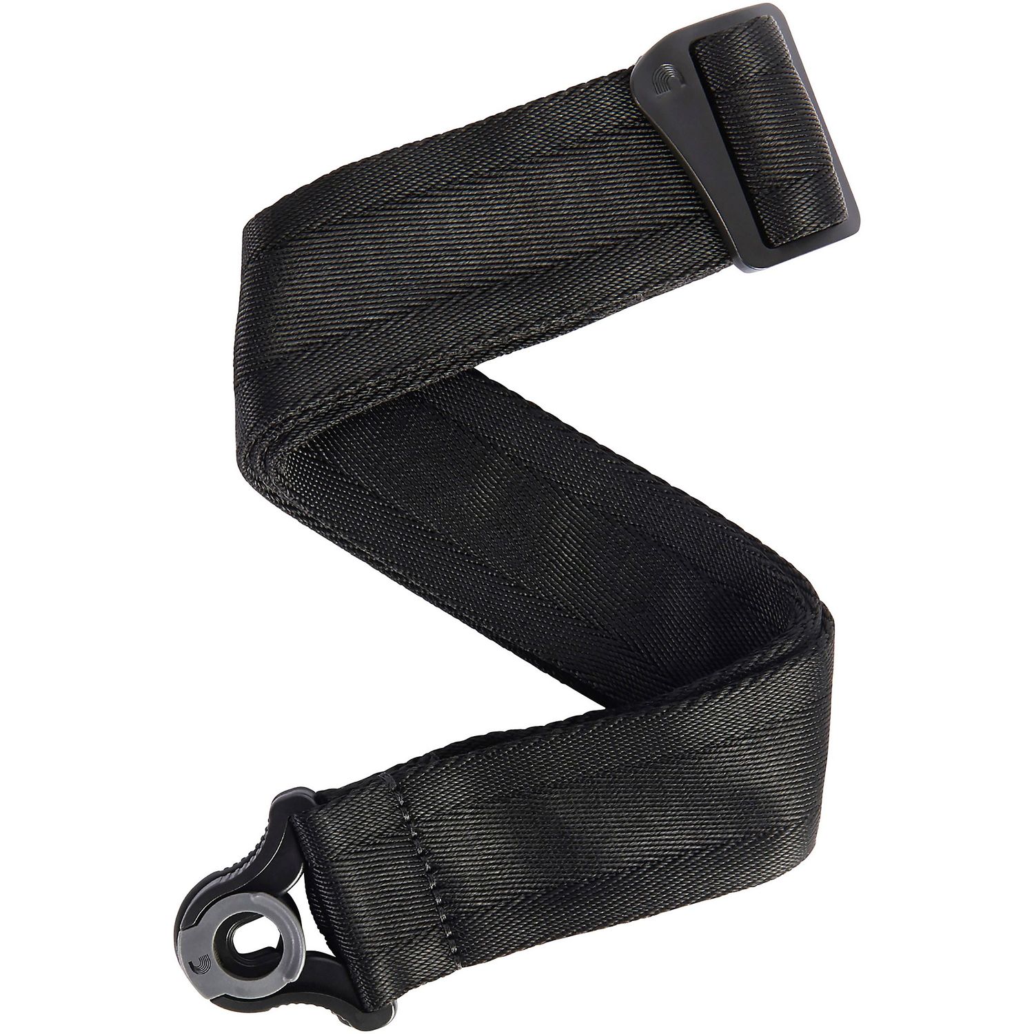 D'Addario Auto Lock Guitar Strap Black 2 in. D'Addario Auto Lock Guitar Strap Black 2 in.