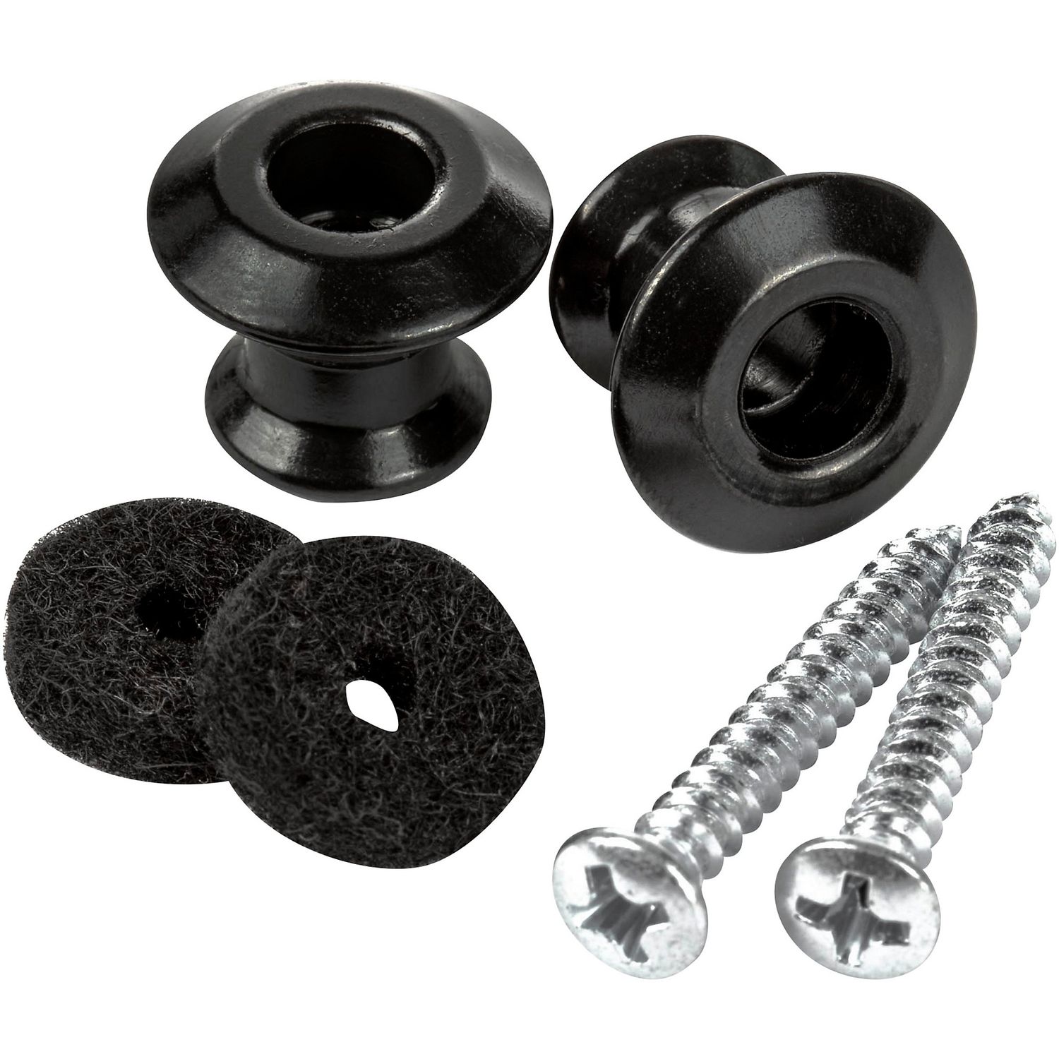 Dunlop STRAPLOK DUAL DESIGN STRAP BUTTON SET - NICKEL - 2/SET Dunlop STRAPLOK DUAL DESIGN STRAP BUTTON SET - NICKEL - 2/SET