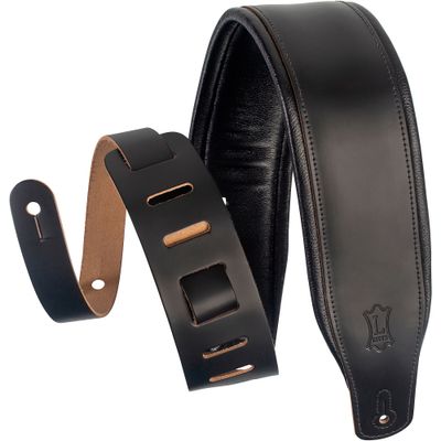Levy's M26PD 3-inch Wide Top Grain Leather Guitar Strap Levy's M26PD 3-inch Wide Top Grain Leather Guitar Strap