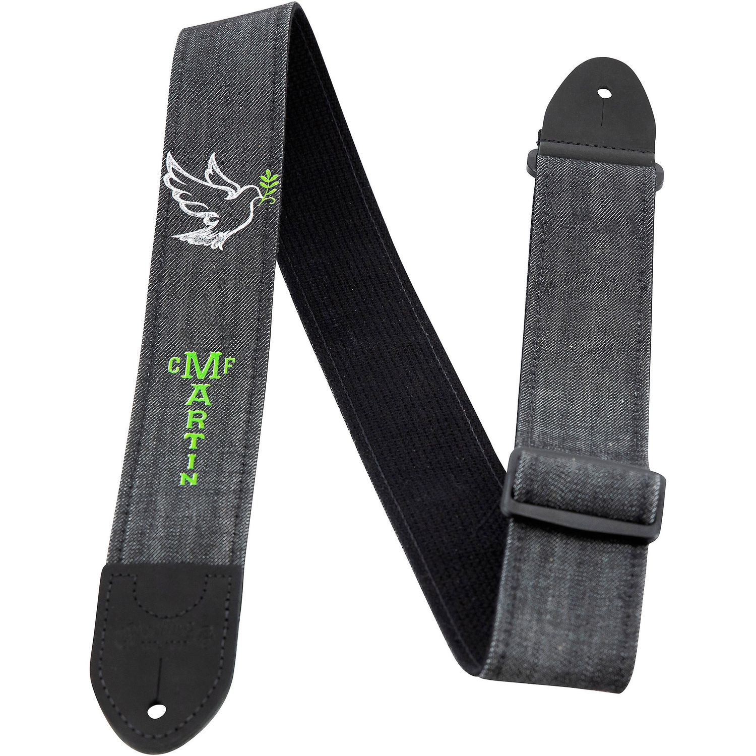 Martin 2-inch Dove Denim Guitar Strap Denim Martin 2-inch Dove Denim Guitar Strap Denim