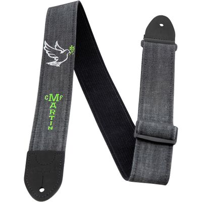 Martin 2-inch Dove Denim Guitar Strap Denim Martin 2-inch Dove Denim Guitar Strap Denim