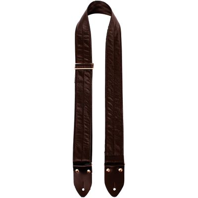 Perri's 2-inch Leather & Seatbelt Guitar Strap - Black Black/Black 39 to 58 in. Perri's 2-inch Leather & Seatbelt Guitar Strap - Black Black/Black 39 to 58 in.
